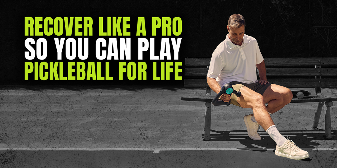 
                                        Recover like a pro so you can play pickleball for life, sports recovery, Therabody
                                    