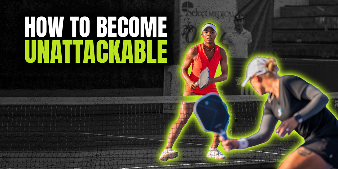
                                        How to become unattackable in pickleball, how to play pickleball
                                    