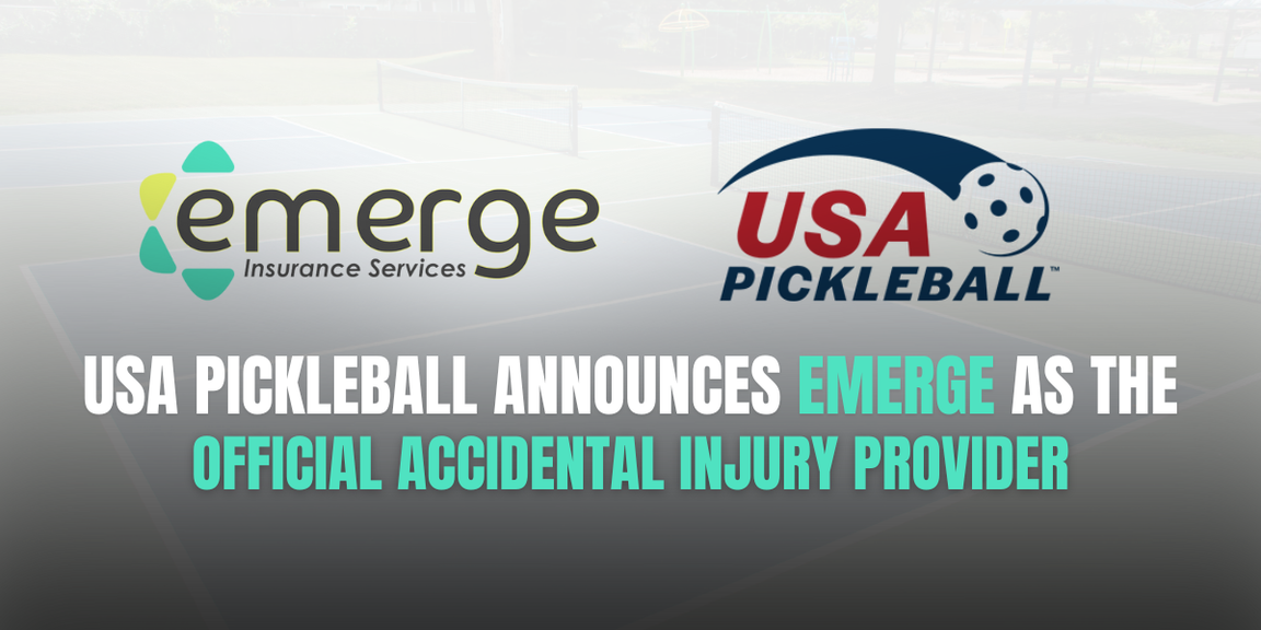 
                                        Emerge Insurance Official Accidental Injury Provider of USA Pickleball
                                    