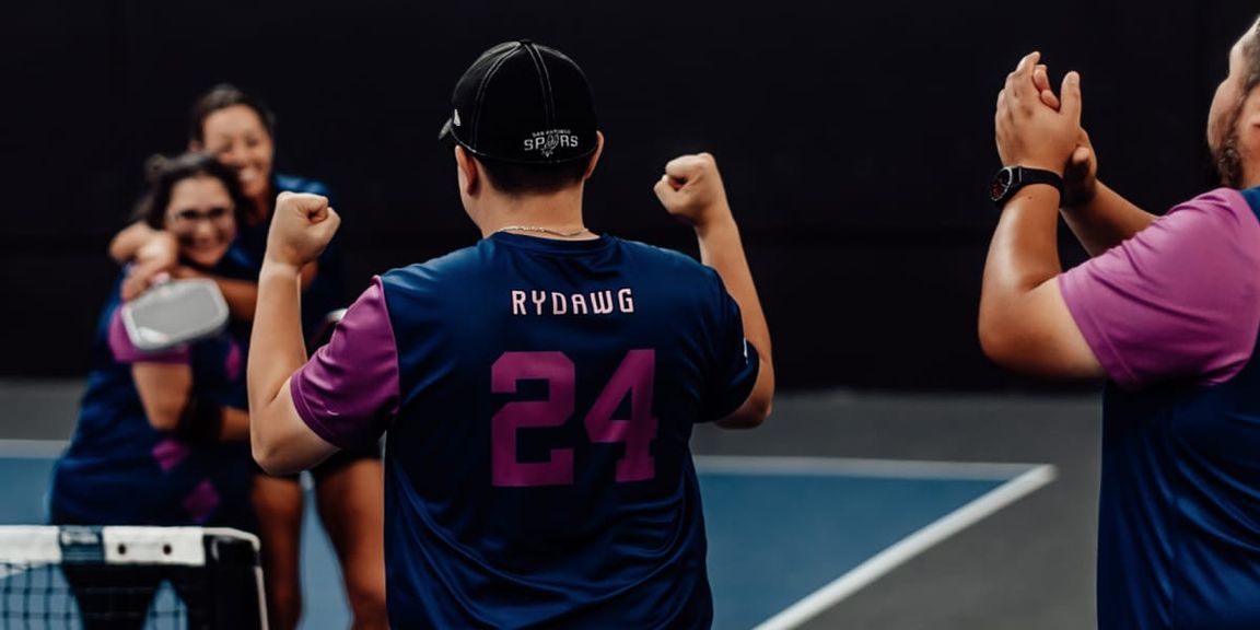 
                                        Players at a Minor League Pickleball event
                                    