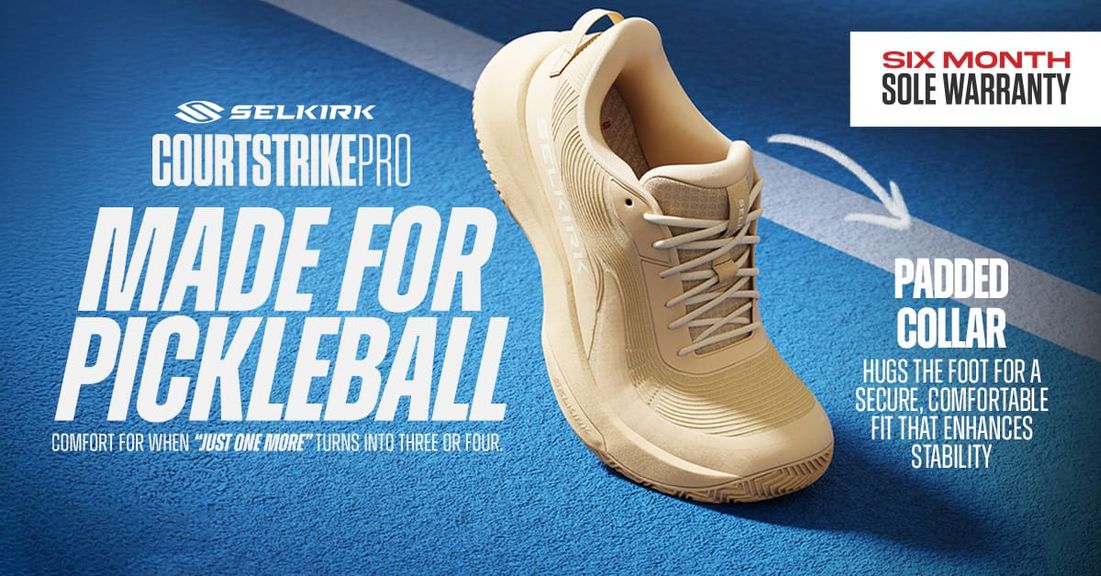                                         Step Aside Sneakers, Selkirk's CourtStrike Shoes Have Entered the Chat – pickleball shoes
                                    