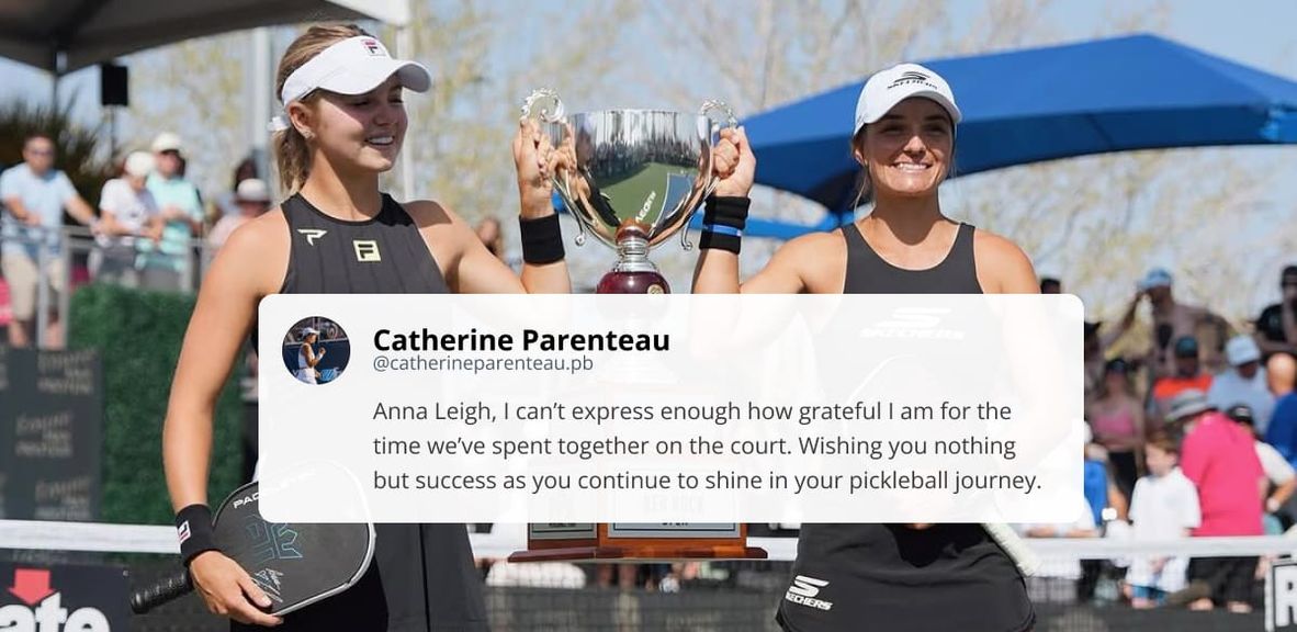 
                                        Catherine Parenteau and Anna Leigh Waters Split as Teammates
                                    