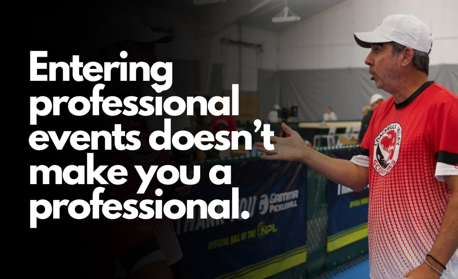                                         Larger Numbers of 'Delusional' Pickleball Players Turning 'Pro' – dayne gingrich
                                    