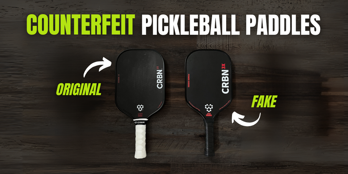
                                        Fake pickleball paddles are flooding the market. 
                                    