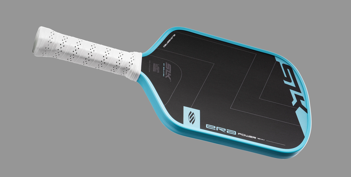 
                                        The SLK ERA Power, Elongated, in Cyan blue.
                                    