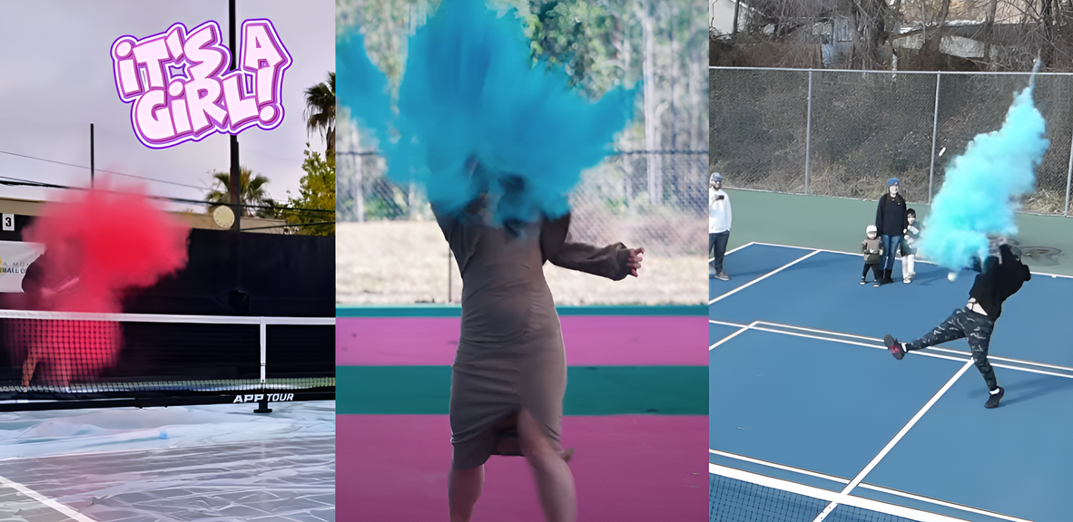                                         Apparently, Pickleball Gender Reveals Are a Thing Now – News & Stories
                                    