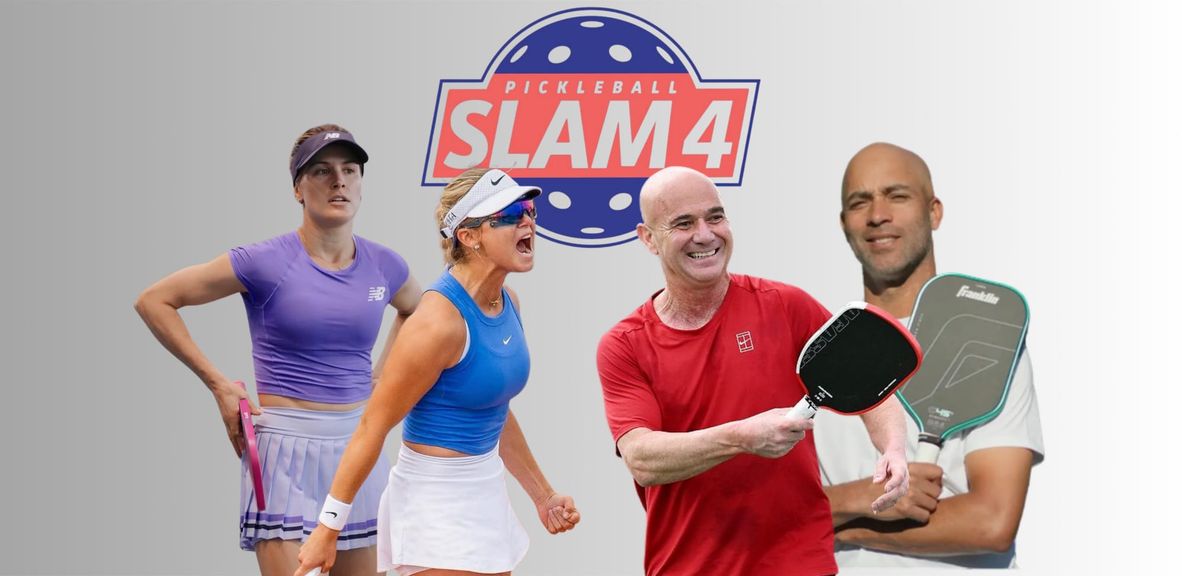 Pickleball Slam 4 Pits Waters vs. Agassi for a $1 Million Prize