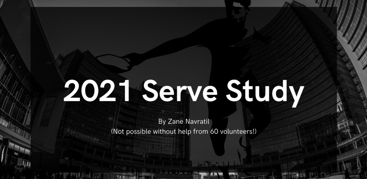                                         Zane Navratil’s 2021 Serve Study – General
                                    