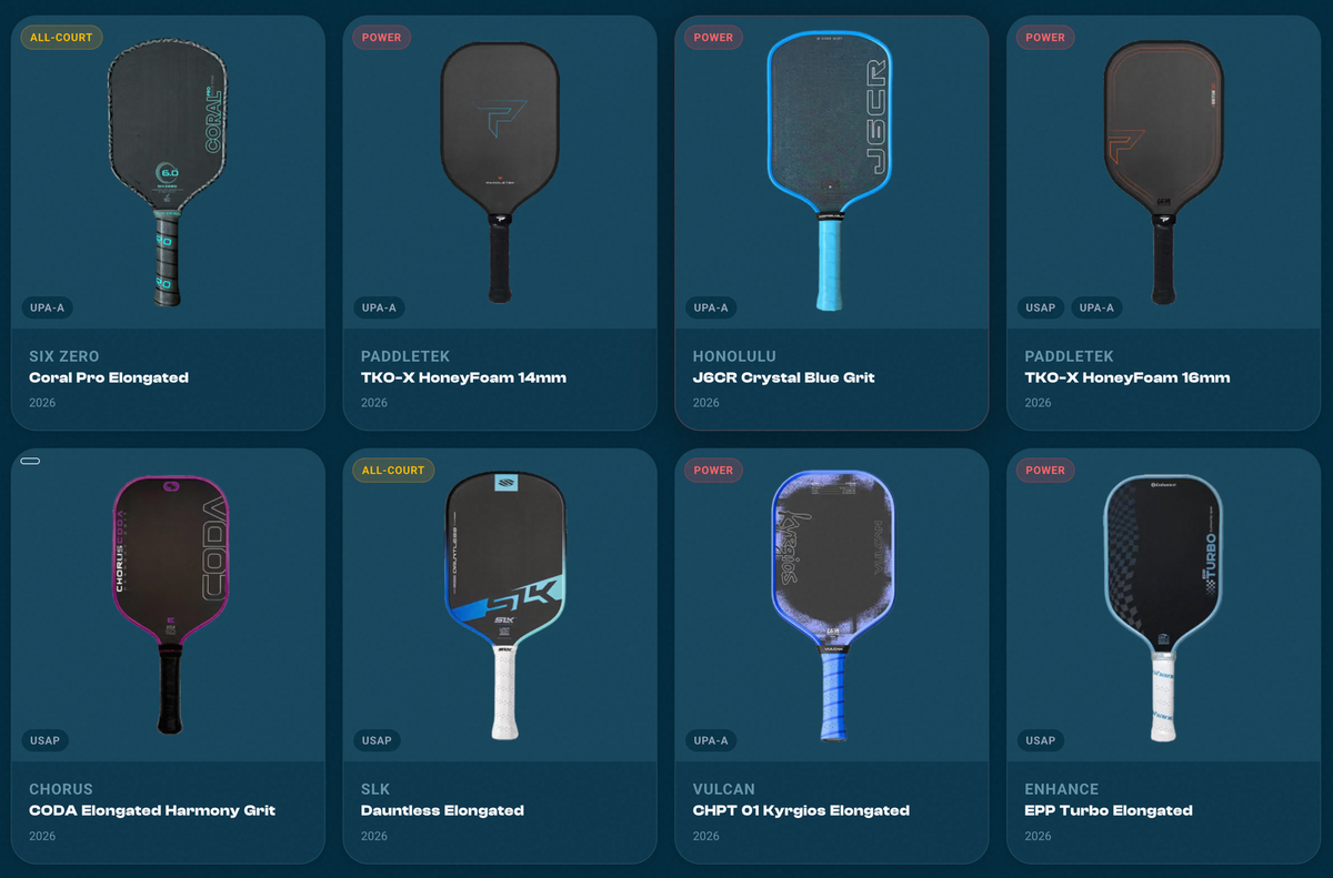Need a New Pickleball Paddle? These Databases Can Help