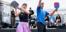 Anna Bright, Andrei Daescu Pull Off Mixed Doubles Upset to Take Gold in Austin
