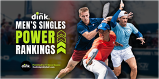 The Dink's Top 20 Men's Singles Pickleball Power Rankings