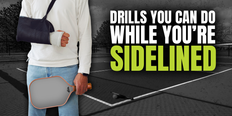 Three Things Anyone Can Do To Improve Their Pickleball Game While Sidelined By Injury