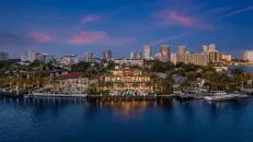 Photos: The $55 Million Florida Mansion with a Rooftop Pickleball Court