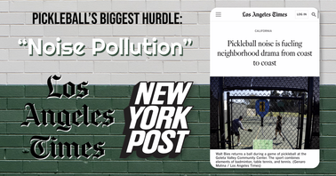 Noise Rallies Pickleball Haters