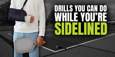 Three Things Anyone Can Do To Improve Their Pickleball Game While Sidelined By Injury