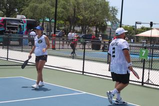 This Player Was 32 Weeks Pregnant and Still Serving Heat at The Dink Minor League Pickleball