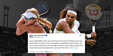 Opinion: Anna Leigh Waters Is More Dominant Than Serena Williams Ever Was