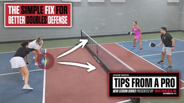 How to Survive the One Up, One Back Formation in Pickleball Doubles