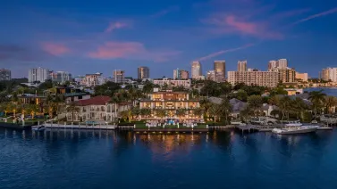 Photos: The $55 Million Florida Mansion with a Rooftop Pickleball Court