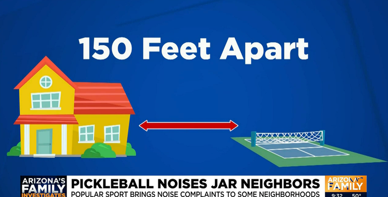 Pickleball restraining order