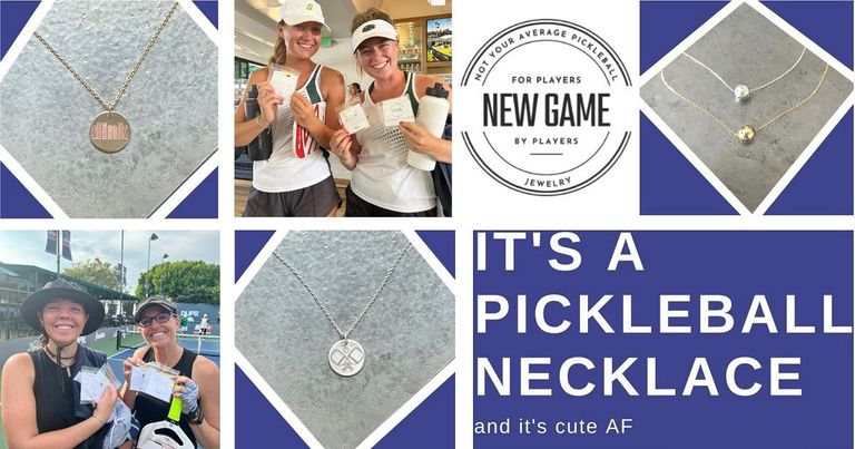 New Game's Pickleball Jewelry is What We've Been Looking For