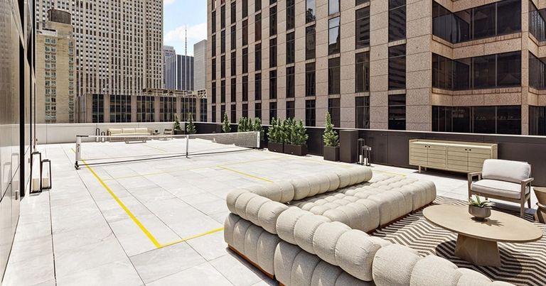 This $28 Million Midtown Unit Features a Noteworthy Perk: Its Own Outdoor Pickleball Court