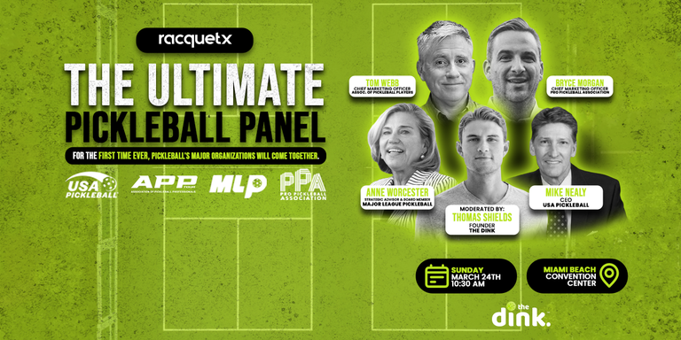 Panel Moderated by The Dink Highlights First Ever RacquetX Conference in Miami This Weekend