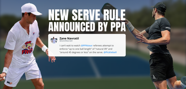 PPA Tour Unveils Latest Change to Serve Rules
