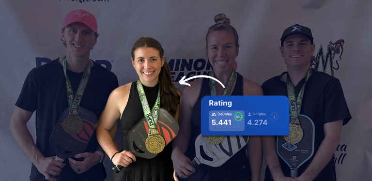 This Minor League Pickleball Player Jumped from 3.95 to 5.425 in Under a Year