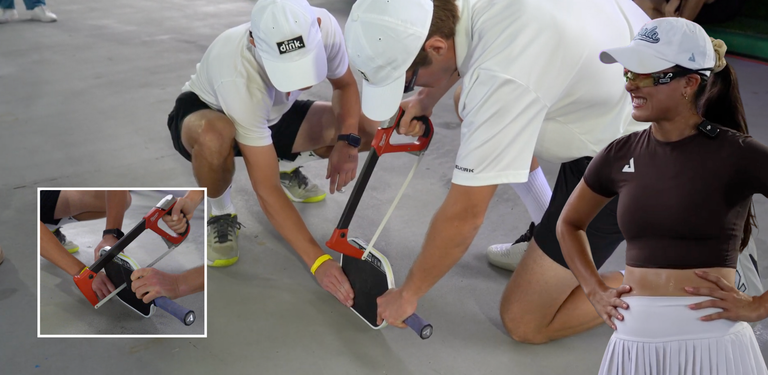 Referees Saw Paddle in Half to Check Legality Mid-Match