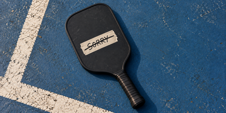 Stop Saying Sorry for Being Good at Pickleball