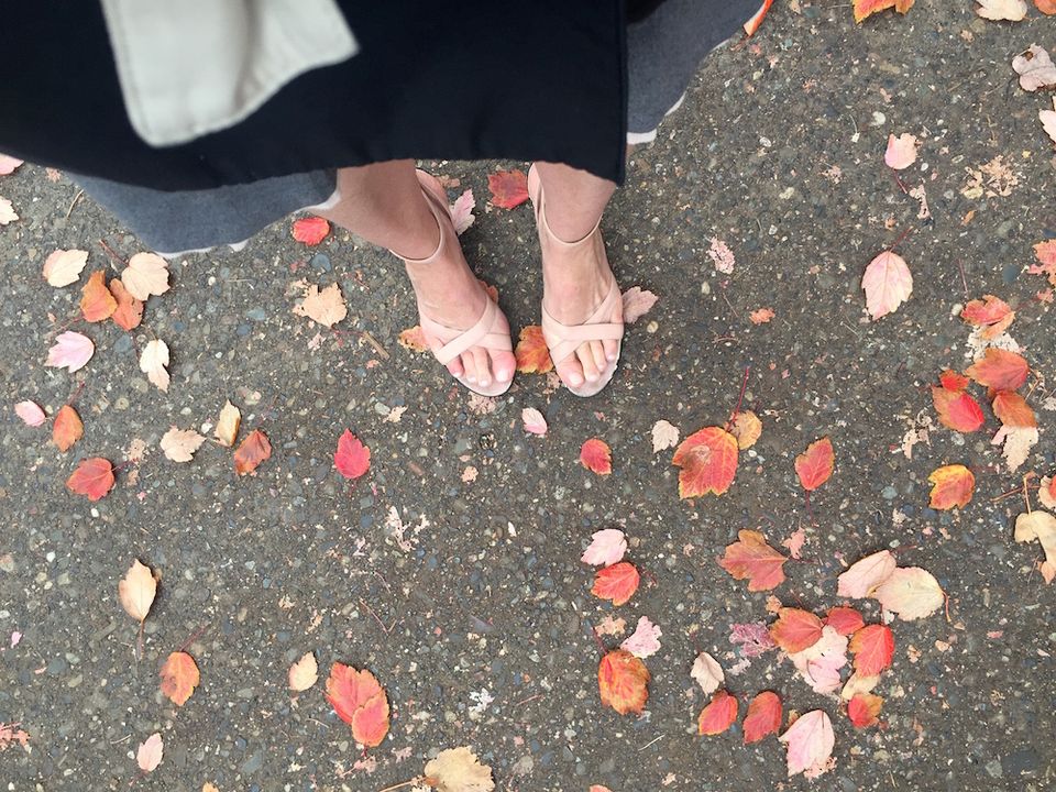 Tuesday, Sept 8th. The shoes I wore to meet the architect.