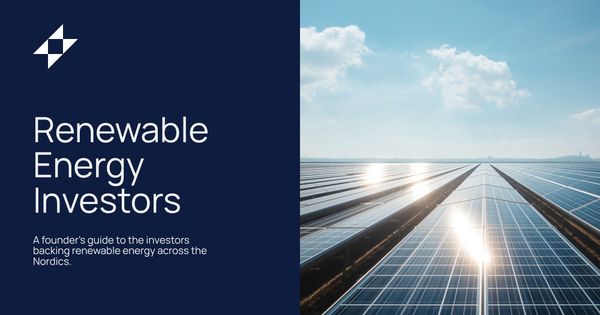 Renewable Energy Investors in the Nordics: A Founder's Guide