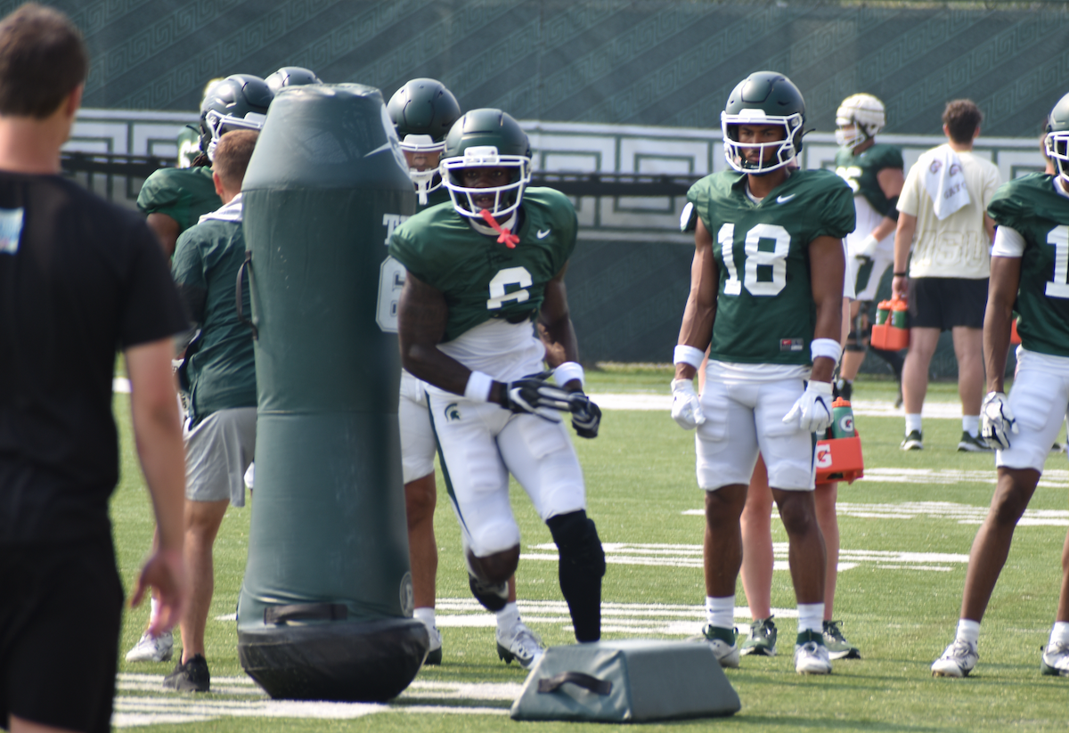 Michigan State’s ‘explosive’ wide receiver room standing out after offseason transfer infusion