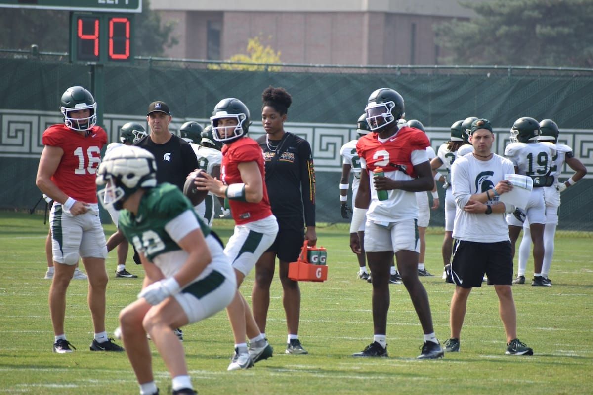 Michigan State confident Alessio Milivojevic can fill in if Aidan Chiles can't play vs. Indiana