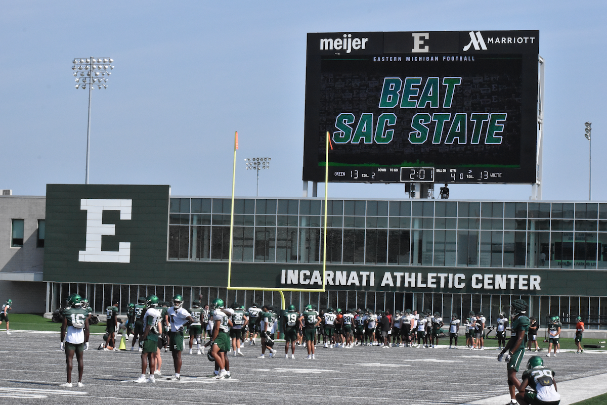 Eastern Michigan camp notes: Why practice No. 3 is also practice No. 41