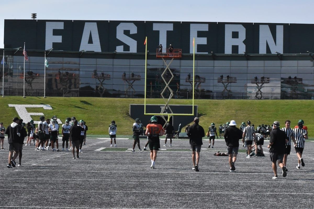 EMU camp notes: Offensive line finding form, defense drilling down to create takeaways