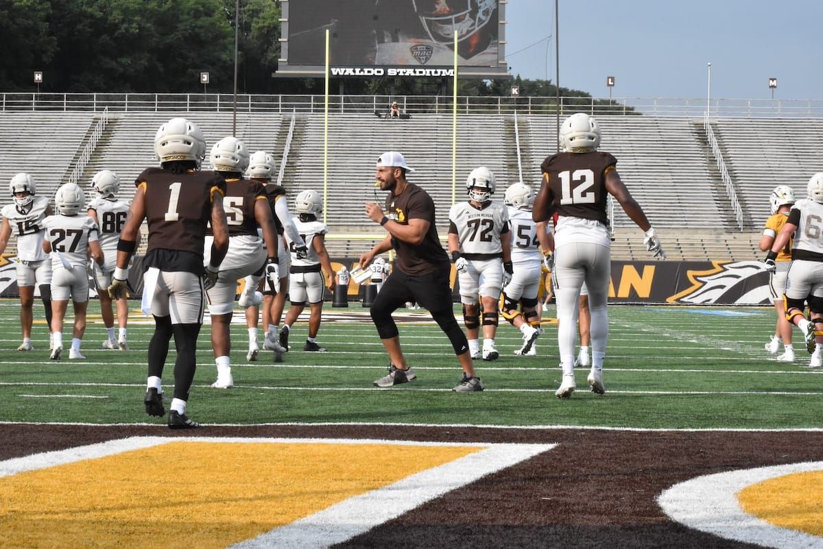WMU camp notes: Receivers, defensive backs go toe-to-toe, OL health improving