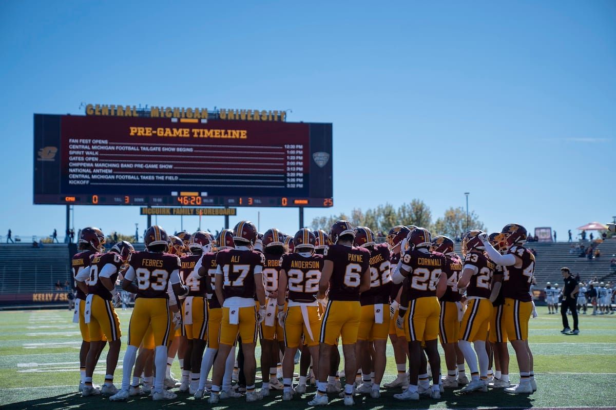 Lopsided loss offers lesson for Central Michigan: ‘Just gotta be really good, high-level execution’