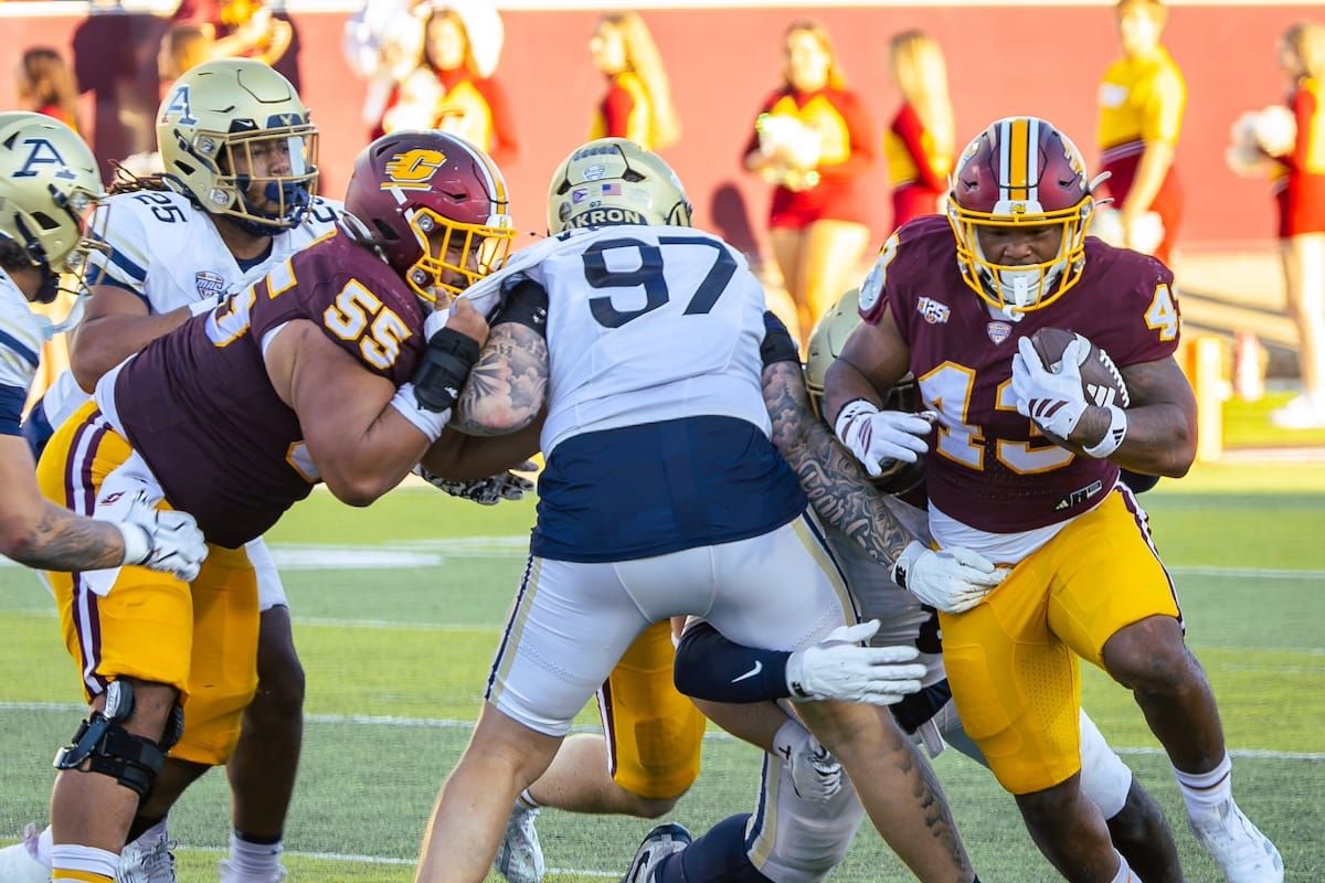 CMU heeding Herb Deromedi’s advice, putting no ceiling on dominant run game: ‘Can always be better’