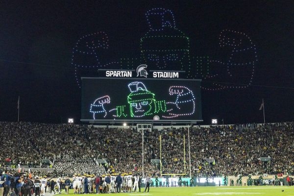 Pat Fitzgerald’s vision for new-look MSU OL in focus: ‘Get excited about moving people against their will’