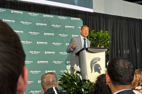 Dan Bartholomae’s intro offered clear message: The Spartans plan to be the state’s top dogs
