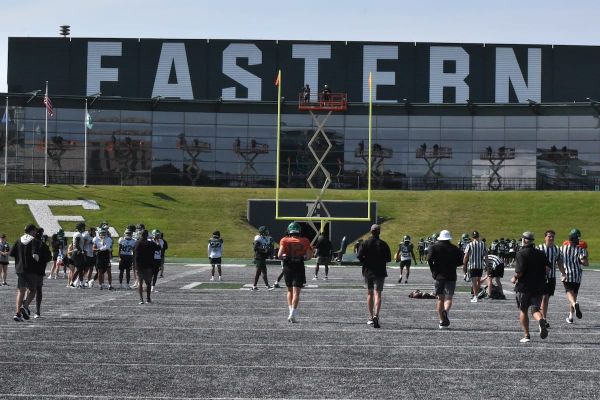 EMU camp notes: Offensive line finding form, defense drilling down to create takeaways
