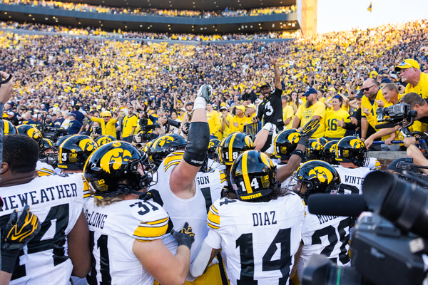 Gallery: Iowa walks off Michigan for improbable 20-19 win