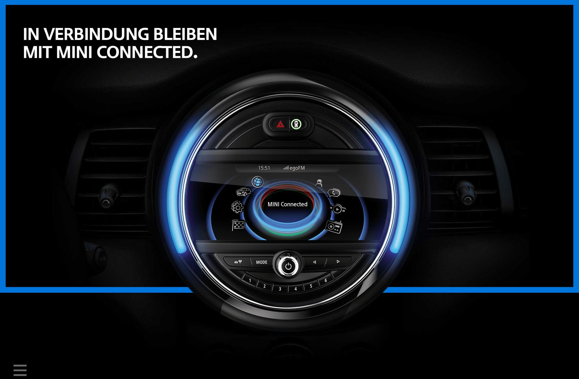 mini-connected Connected bleiben.
