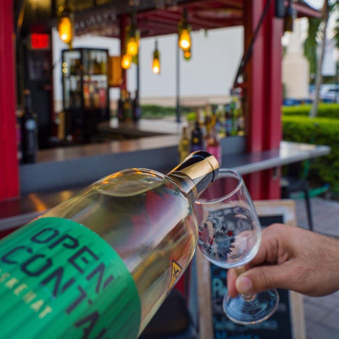 Open Container Wine Opening in Altamonte Mall