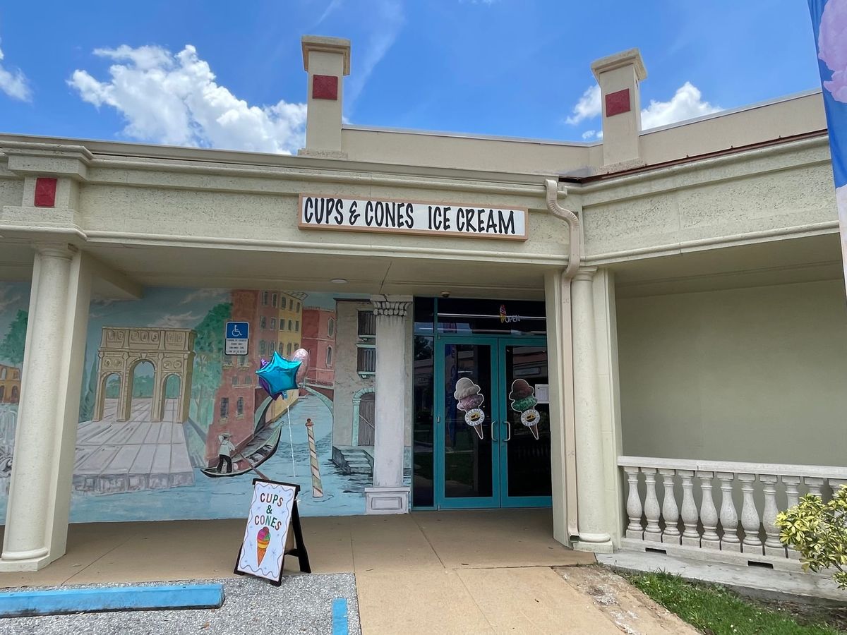 Cups and Cones Ice Cream Open on Peachland Boulevard