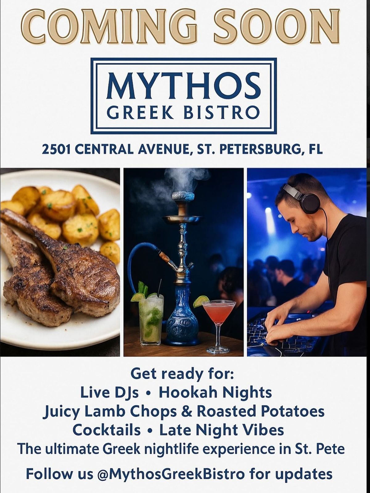 Mythos Greek Bistro Bringing Patio Dining to St. Petersburg