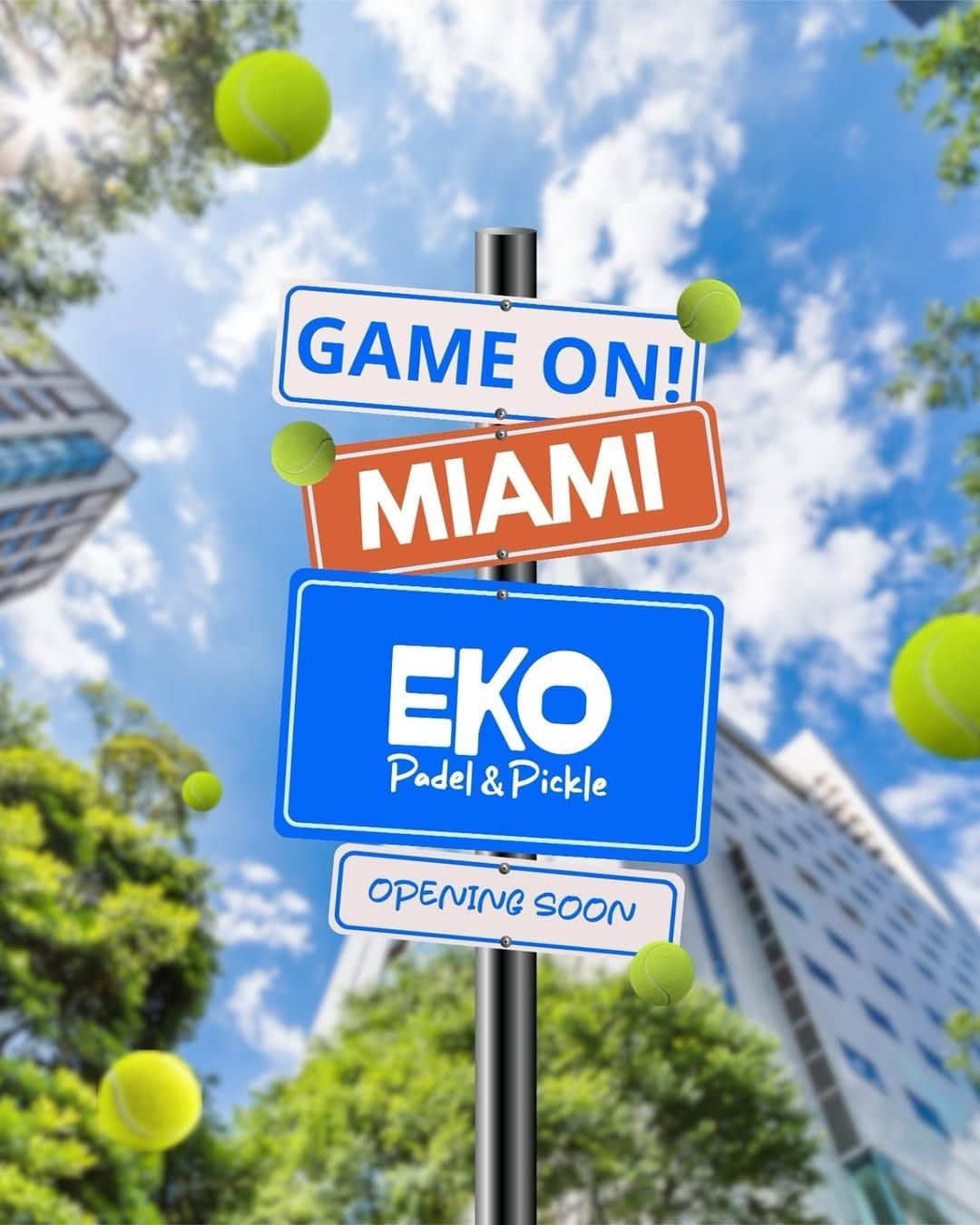 Miami FL Welcoming Eko Padel and Pickle