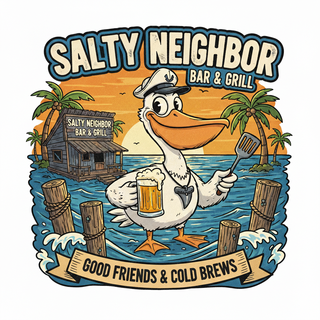 Salty Neighbor Bar & Grill Opening in Venice Village Shops